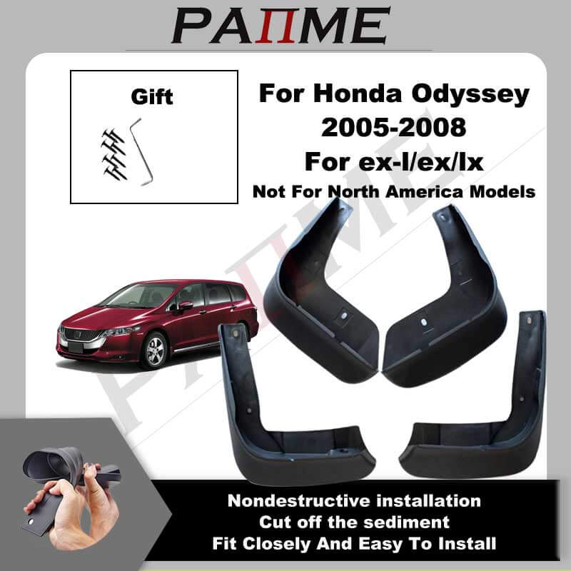 Для Honda Odyssey 2005-2008 комплект формованных брызговиков Брызговики Передние и задние брызговики Брызговики Fender
Для Honda Odyssey 2005-2008 комплект формованных брызговиков Брызговики Передние и задние брызговики Брызговики Fender