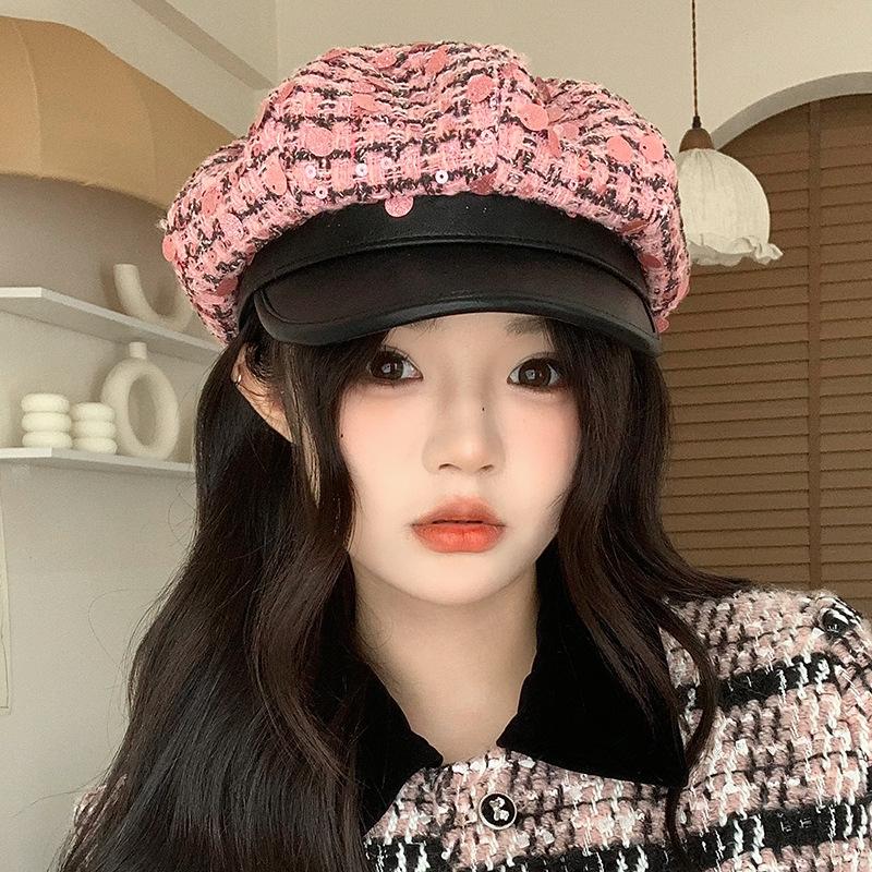 Универсальный берет «утиный язык» для женской моды, шляпа художника с пайетками для большой головы, корейская версия, подчеркивающая лицо, маленькая восьмиугольная шляпа One Size
Универсальный берет «утиный язык» для женской моды, шляпа художника с пайетками для большой головы, корейская версия, подчеркивающая лицо, маленькая восьмиугольная шляпа One Size