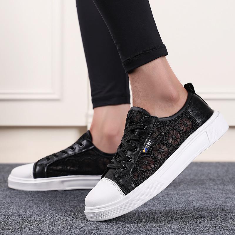 New little white shoes women s summer thin versatile flat baseplate shoes student empty breathable sports shoes 35 чорний
New little white shoes women s summer thin versatile flat baseplate shoes student empty breathable sports shoes 35 чорний