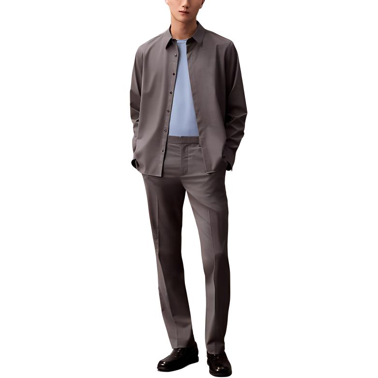 Calvin Klein Premium Ready-To-Wear Fashion Casual Minimalist Long Sleeve Shirt Men shirts Mystery-Gray 40EM100-QQE S
Calvin Klein Premium Ready-To-Wear Fashion Casual Minimalist Long Sleeve Shirt Men shirts Mystery-Gray 40EM100-QQE S