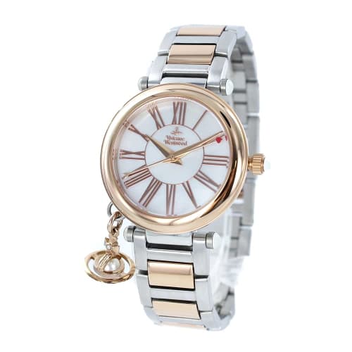 Vivienne Westwood Women s Watch with Shopper and Orb Charm, Shell Dial, Pink Gold, Silver, and Stainless Steel (VV006PRSSL)
Vivienne Westwood Women s Watch with Shopper and Orb Charm, Shell Dial, Pink Gold, Silver, and Stainless Steel (VV006PRSSL)