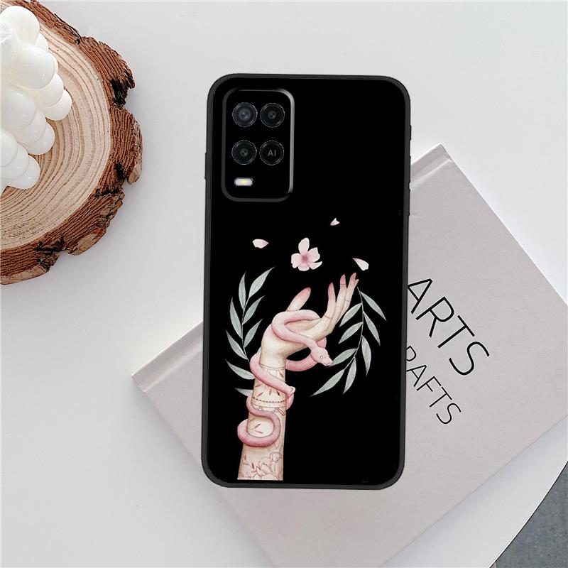 Hand Snake Flower Case For Oppo A96 A58 A18 A38 A78 A98 A17 A77 A80 A40 A60 A16 A76 A74 A94 A54 A15 A57S Cover OPPO A74 4G
Hand Snake Flower Case For Oppo A96 A58 A18 A38 A78 A98 A17 A77 A80 A40 A60 A16 A76 A74 A94 A54 A15 A57S Cover OPPO A74 4G