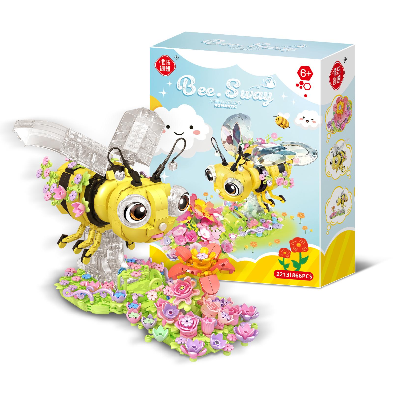 866PCS Bees & Flowers Mini Bricks Insect Small Particle Building Blocks Kids Toys Gifts Set Creative Decorations No box
866PCS Bees & Flowers Mini Bricks Insect Small Particle Building Blocks Kids Toys Gifts Set Creative Decorations No box