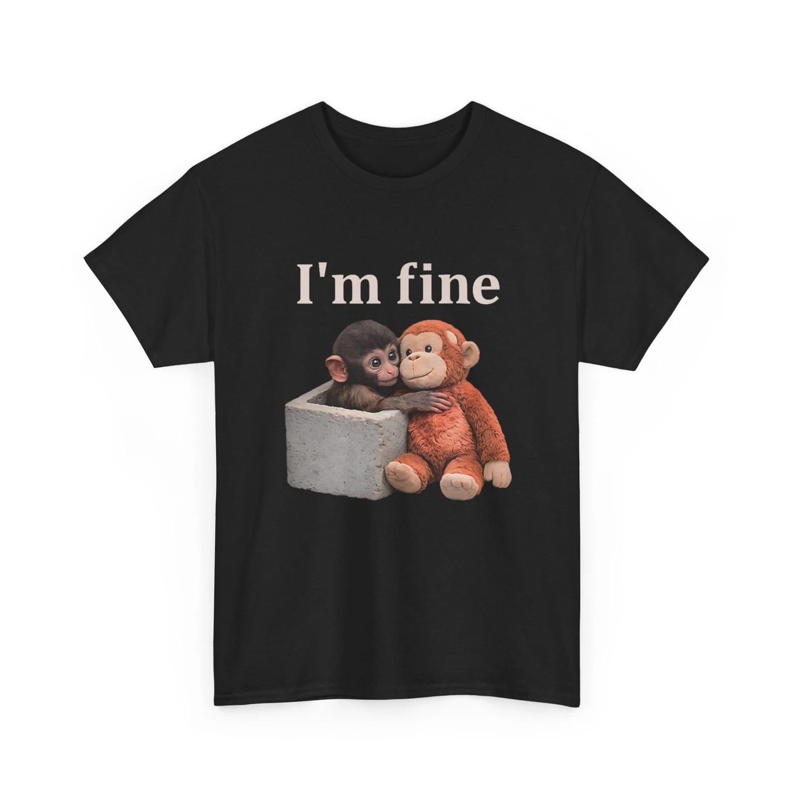 Baby Punch Monkey T-Shirt, Sad Monkey Punch with an Orange Toy I m Fine Shirt 2XL
Baby Punch Monkey T-Shirt, Sad Monkey Punch with an Orange Toy I m Fine Shirt 2XL