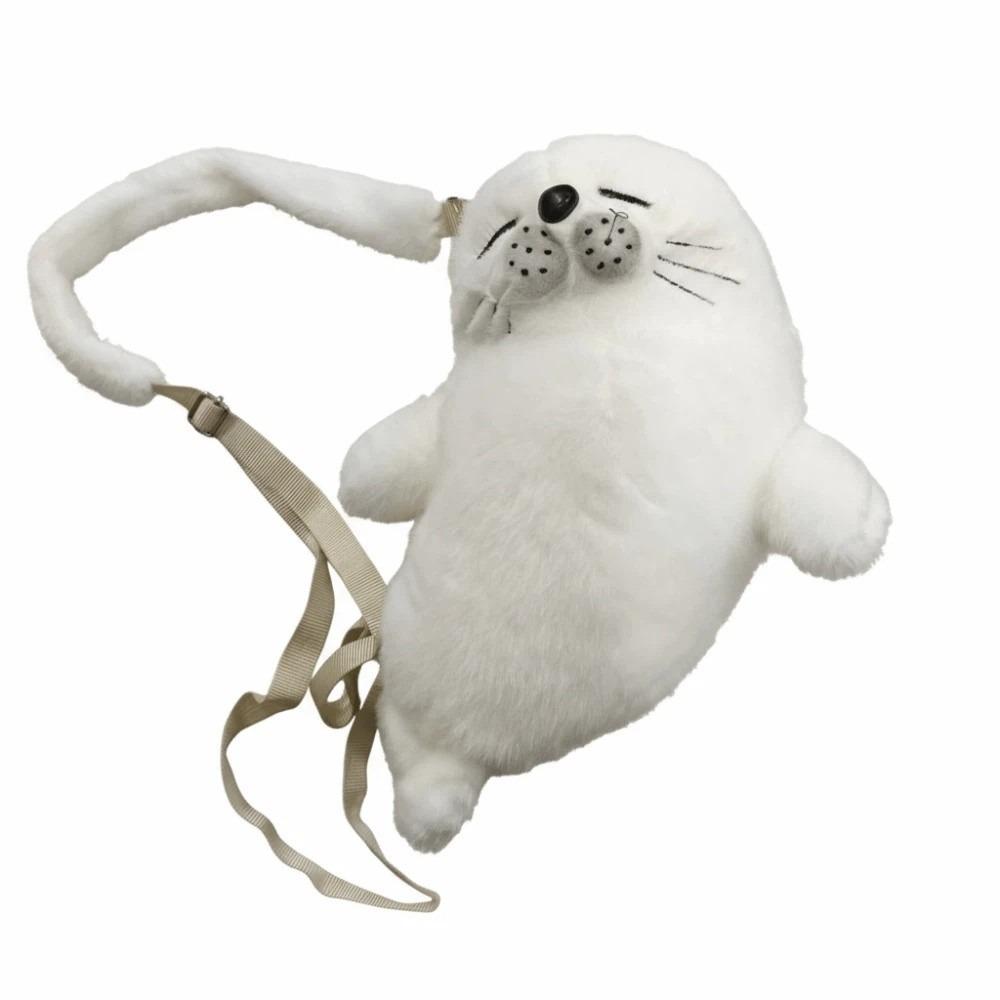 Thickened Cute Seal Shoulder Pouch Soft Adorable Cartoon Seal Handbag Lightweight PP Cotton Crossbody Bag Students
Thickened Cute Seal Shoulder Pouch Soft Adorable Cartoon Seal Handbag Lightweight PP Cotton Crossbody Bag Students