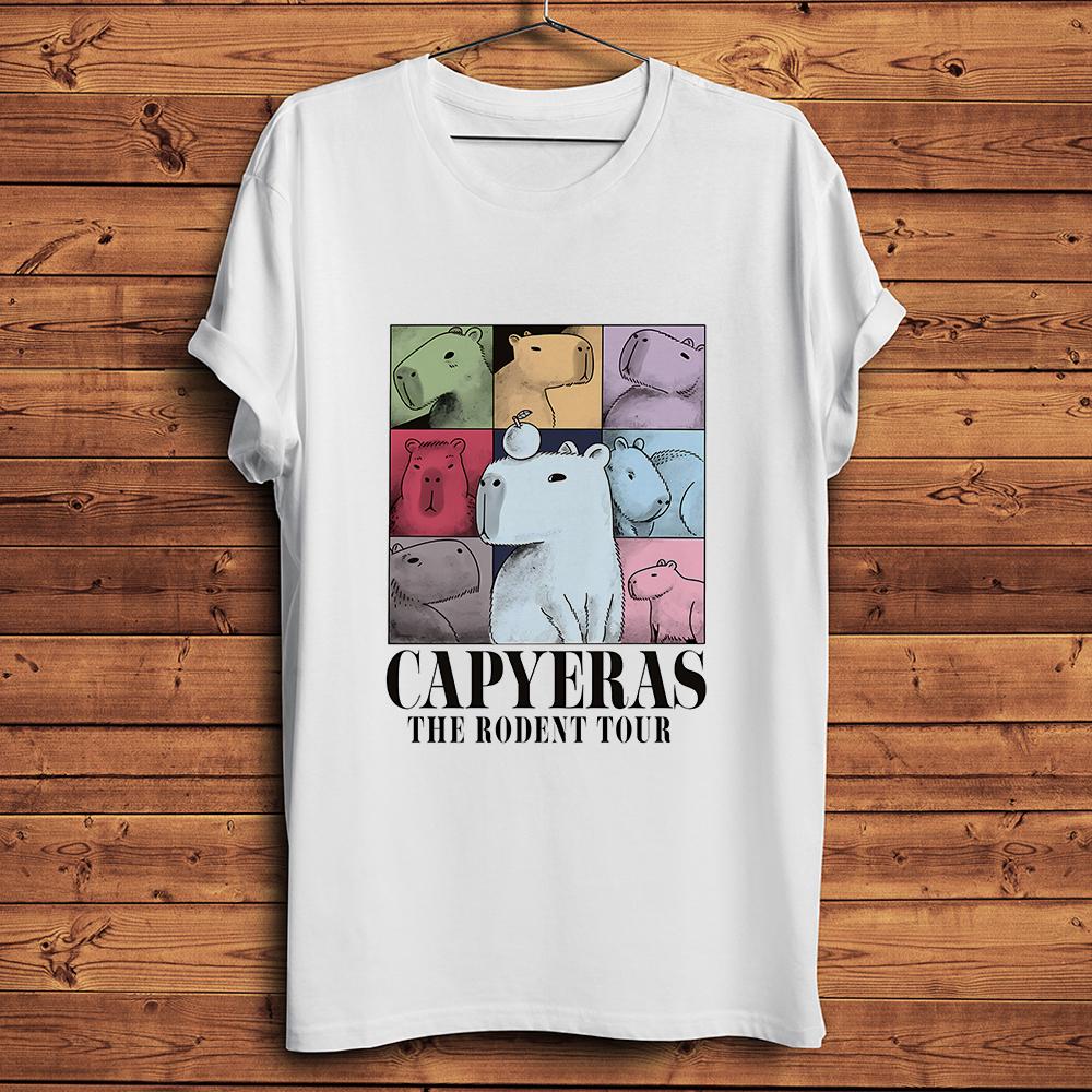 Cute Capybara Funny Tshirt Daily Oneck Short Sleeve White Unisex TShirt Casual Streetwear TeeBreathable Nocracking Printing S
Cute Capybara Funny Tshirt Daily Oneck Short Sleeve White Unisex TShirt Casual Streetwear TeeBreathable Nocracking Printing S