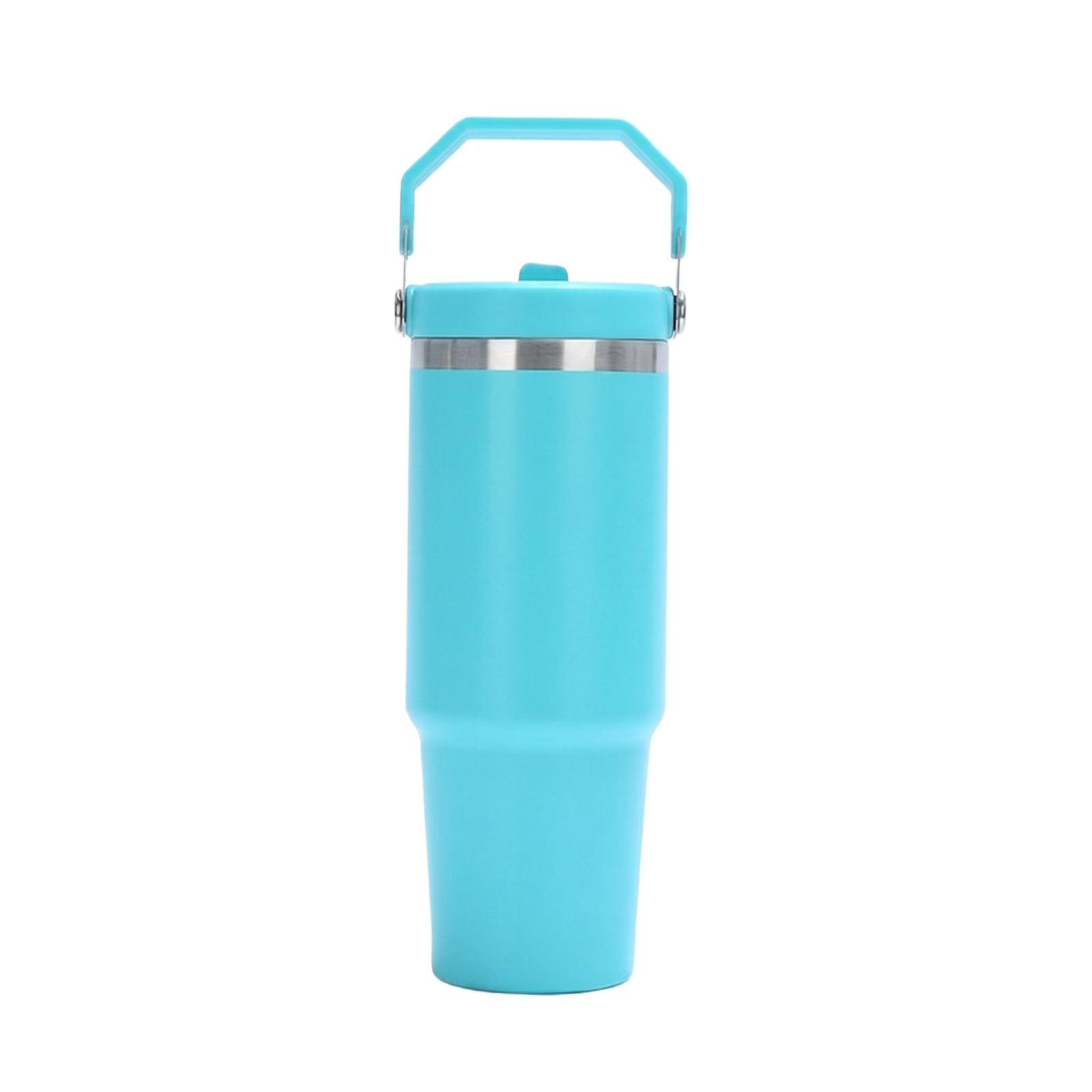 English: 30oz Double Wall Vacuum Insulated Tumbler with Handle and Straw one size циан
English: 30oz Double Wall Vacuum Insulated Tumbler with Handle and Straw one size циан
