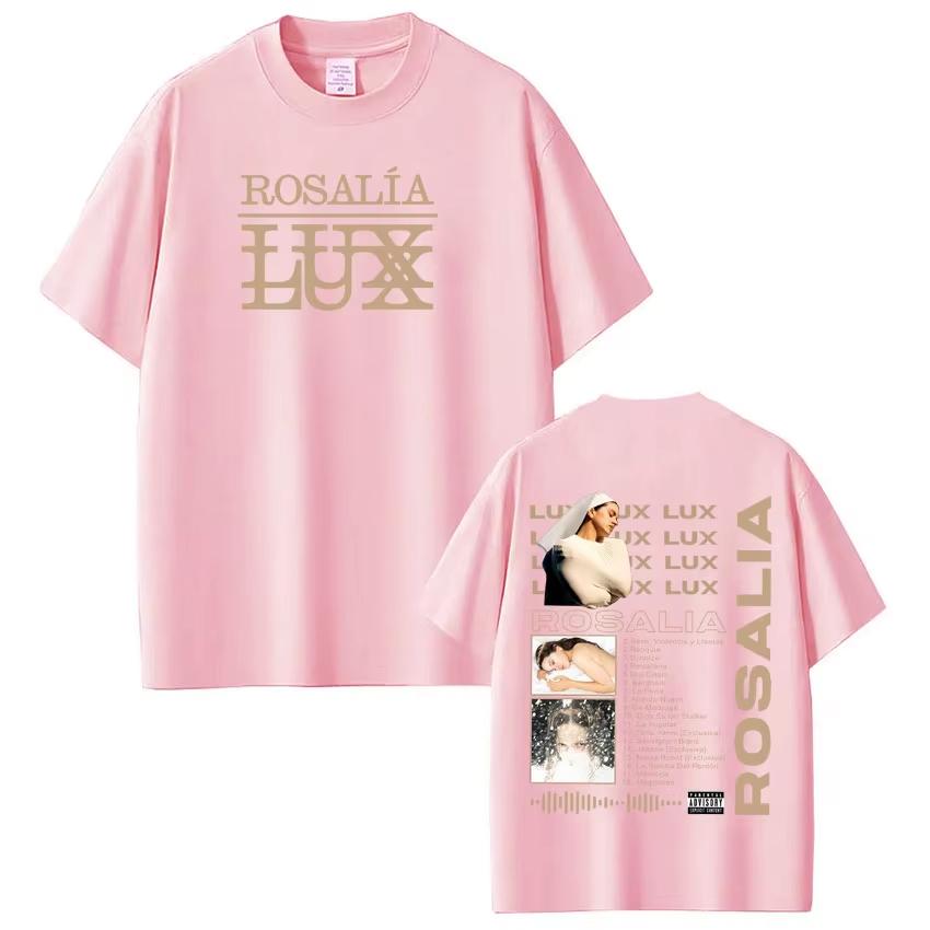 Singer ROSALÍA Lux Album 2026 Tour Tees Men Women Fashion T Shirt Shortsleeved top Aesthetic Trend Cotton Tshirts Streetwear 4XL
Singer ROSALÍA Lux Album 2026 Tour Tees Men Women Fashion T Shirt Shortsleeved top Aesthetic Trend Cotton Tshirts Streetwear 4XL