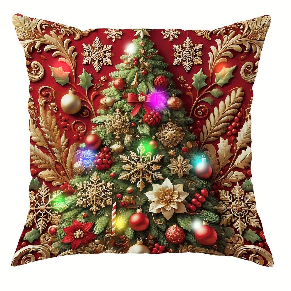 LED 3D Santa Claus pattern design decorative pillowcase Christmas party decorative cushion cover home decoration gift 18x18Inch
LED 3D Santa Claus pattern design decorative pillowcase Christmas party decorative cushion cover home decoration gift 18x18Inch