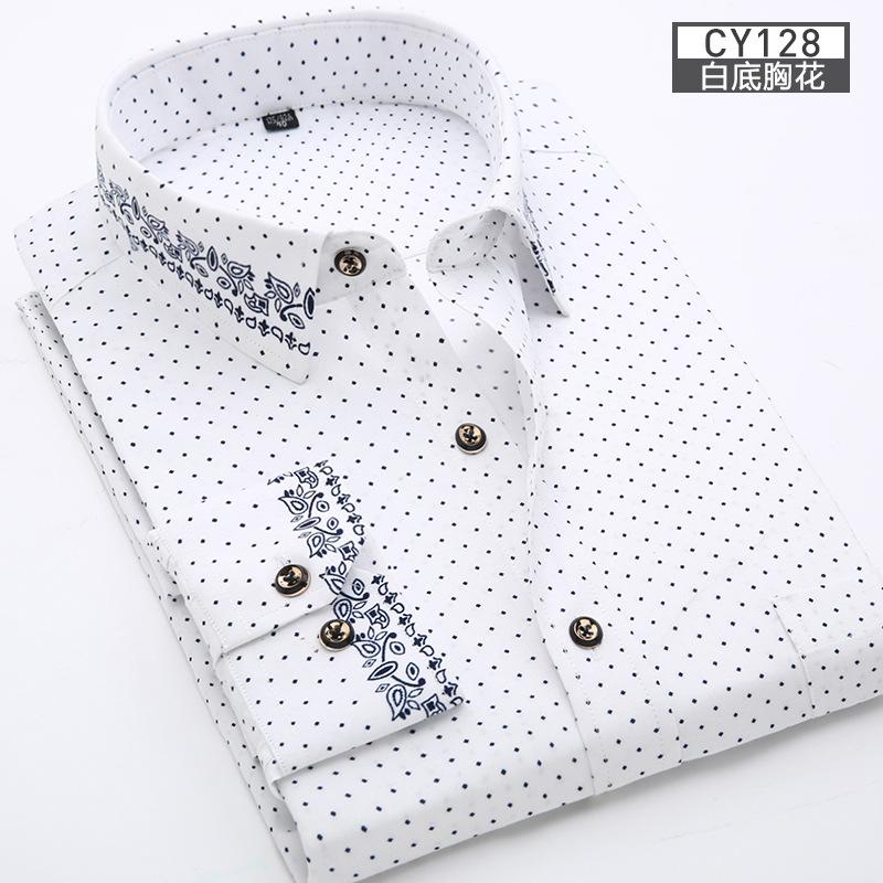 Men Dress Shirt Mens Business Casual Stripe Button Down Shirts Brand Clothing Slim Fit Long Sleeve Camisa Masculina M-5XL NS5561 44
Men Dress Shirt Mens Business Casual Stripe Button Down Shirts Brand Clothing Slim Fit Long Sleeve Camisa Masculina M-5XL NS5561 44
