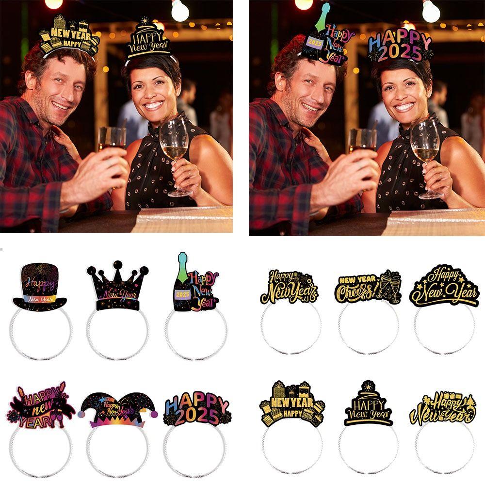 6pcs /set Photographic New Year Paper Hair Hoop Letter Christmas Headpiece New Year Dress Up Style2
6pcs /set Photographic New Year Paper Hair Hoop Letter Christmas Headpiece New Year Dress Up Style2