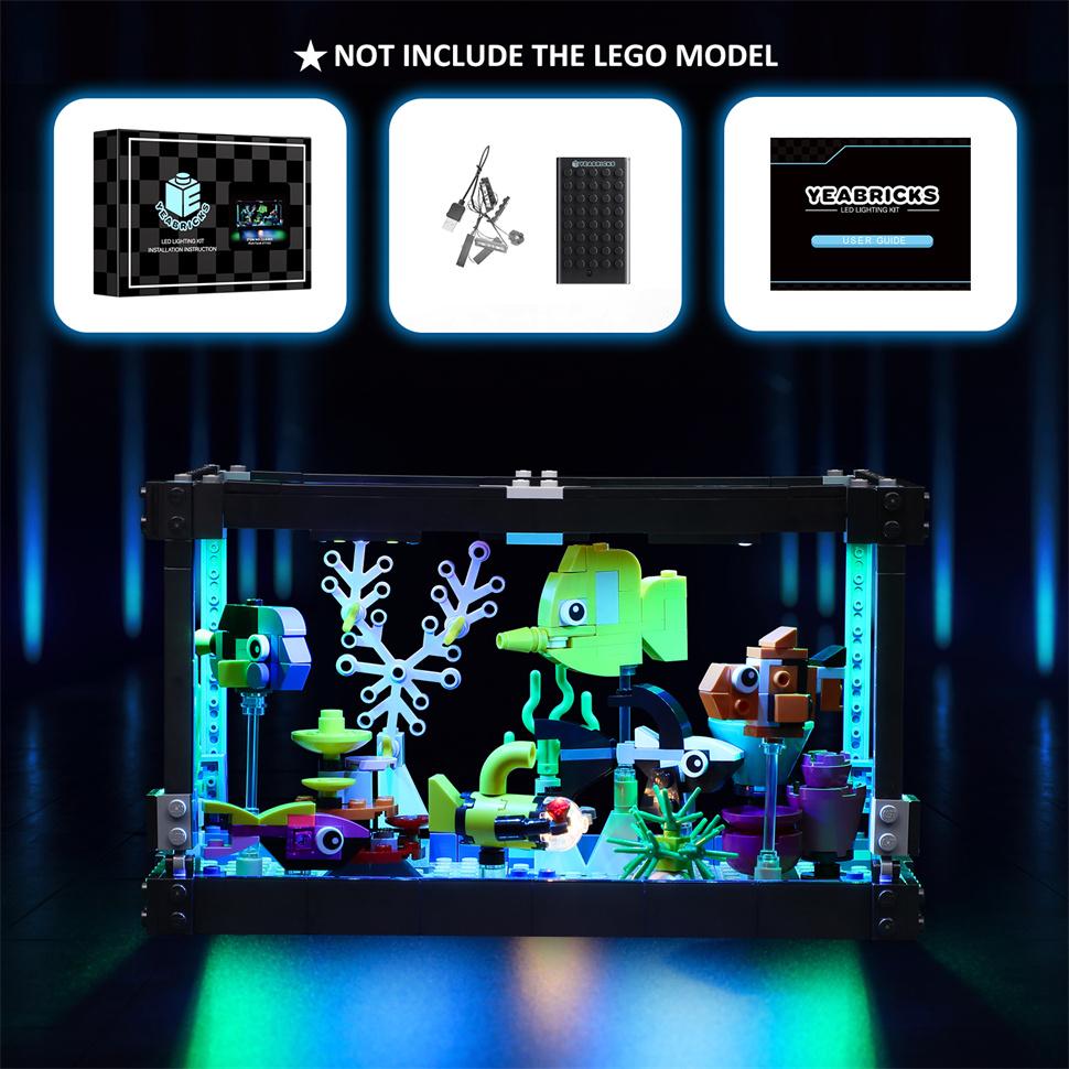 Комплект светодиодных фонарей SuSenGo для набора строительных блоков для аквариума 31122 (НЕ включать модель) Игрушки из кубиков-ламп для New in BOX
Комплект светодиодных фонарей SuSenGo для набора строительных блоков для аквариума 31122 (НЕ включать модель) Игрушки из кубиков-ламп для New in BOX