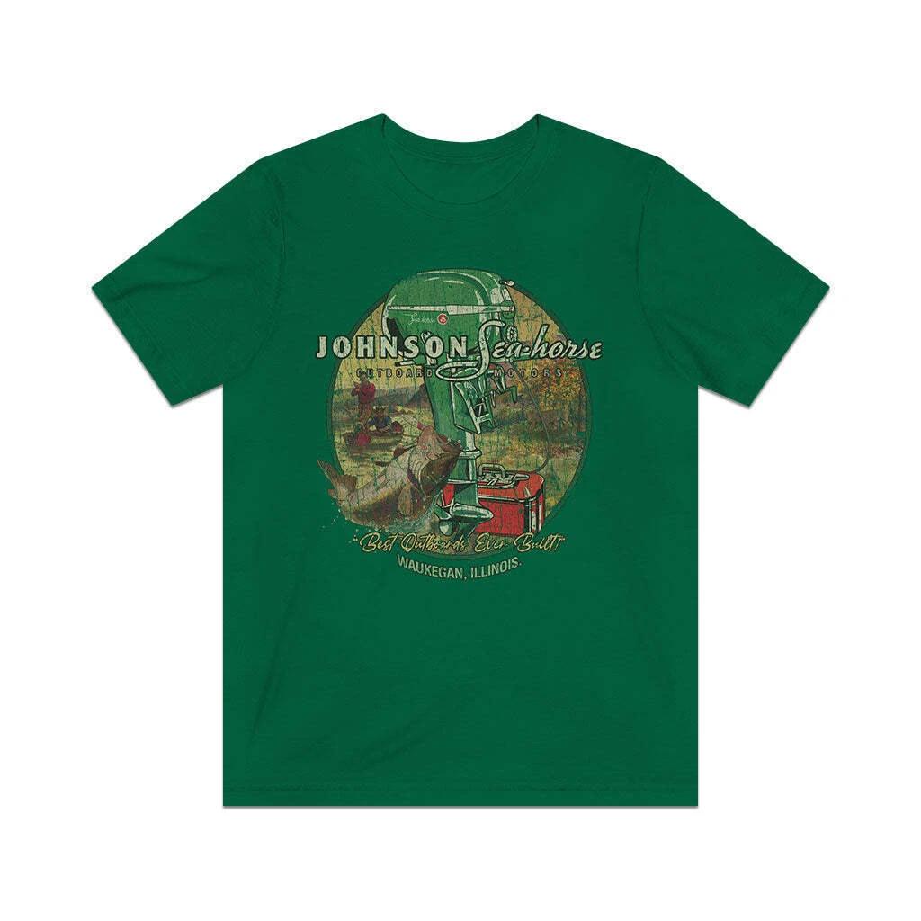 Johnson Seahorse 25 1952 Vintage Men s T shirt L
Johnson Seahorse 25 1952 Vintage Men s T shirt L