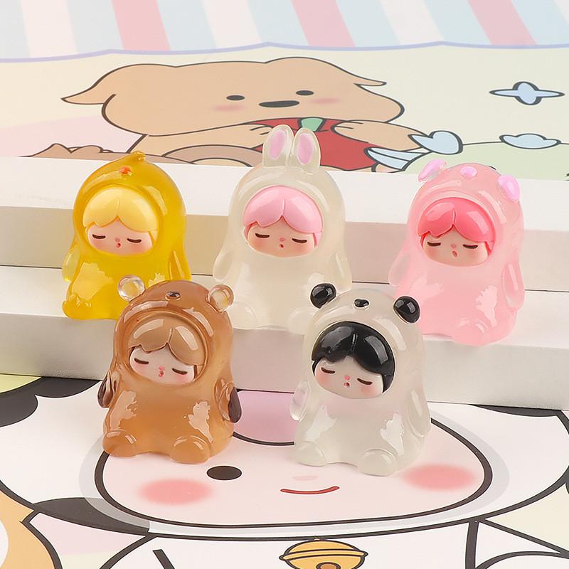 5Pcs Multicolors Luminous Cartoon Sleeping Doll Miniatures Desktop Resin Ornaments Fairy Garden Decoration 3.2x3.7cm разноцветный
5Pcs Multicolors Luminous Cartoon Sleeping Doll Miniatures Desktop Resin Ornaments Fairy Garden Decoration 3.2x3.7cm разноцветный