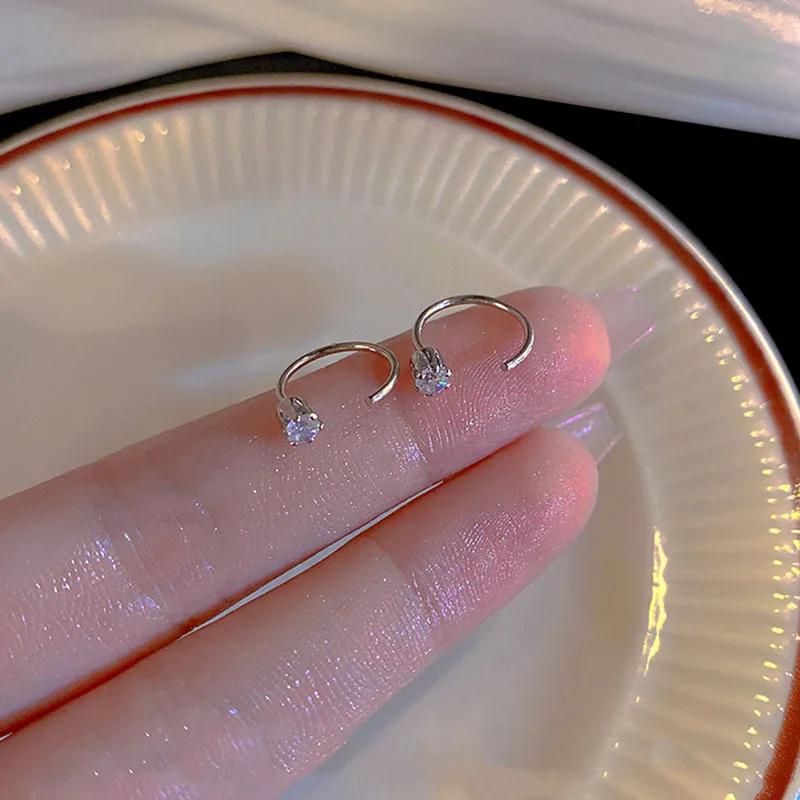 Simple Silver Color Rectangle Zircon Hoop Earrings Mini Circle Green Stone Second Hole Cartilage Earring Button Jewelry
Simple Silver Color Rectangle Zircon Hoop Earrings Mini Circle Green Stone Second Hole Cartilage Earring Button Jewelry