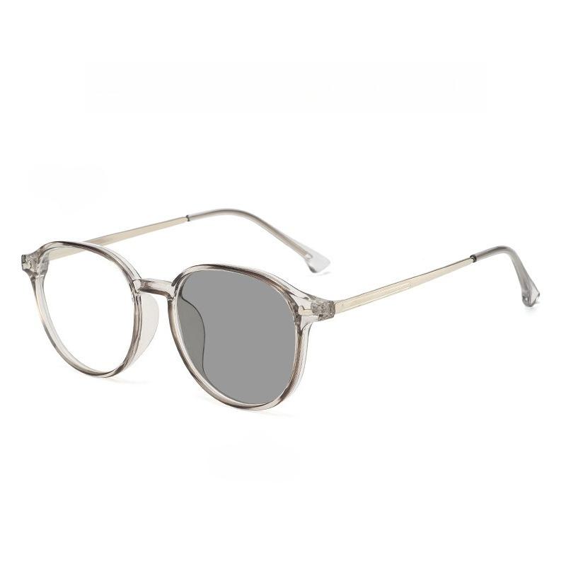 New Round-Frame Photochromic Presbyopia Glasses High-Definition Blue Light Blocking Reading Glasses Photochromic Lenses +3.5+4.0 0 сірий
New Round-Frame Photochromic Presbyopia Glasses High-Definition Blue Light Blocking Reading Glasses Photochromic Lenses +3.5+4.0 0 сірий