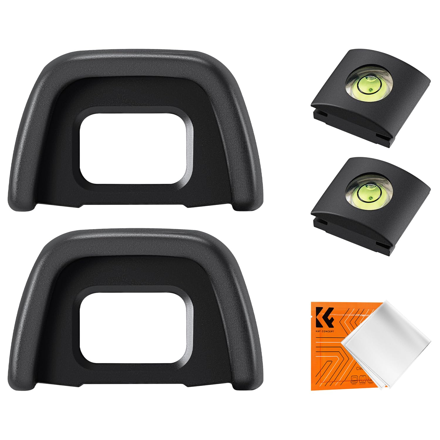 Concept Eyecup for Nikon Eyepiece Cup and Hot Shoe Level Compatible with Nikon Lens Camera K&F DK-23, Set, Cameras, Protection, Part, Compatible,
Concept Eyecup for Nikon Eyepiece Cup and Hot Shoe Level Compatible with Nikon Lens Camera K&F DK-23, Set, Cameras, Protection, Part, Compatible,