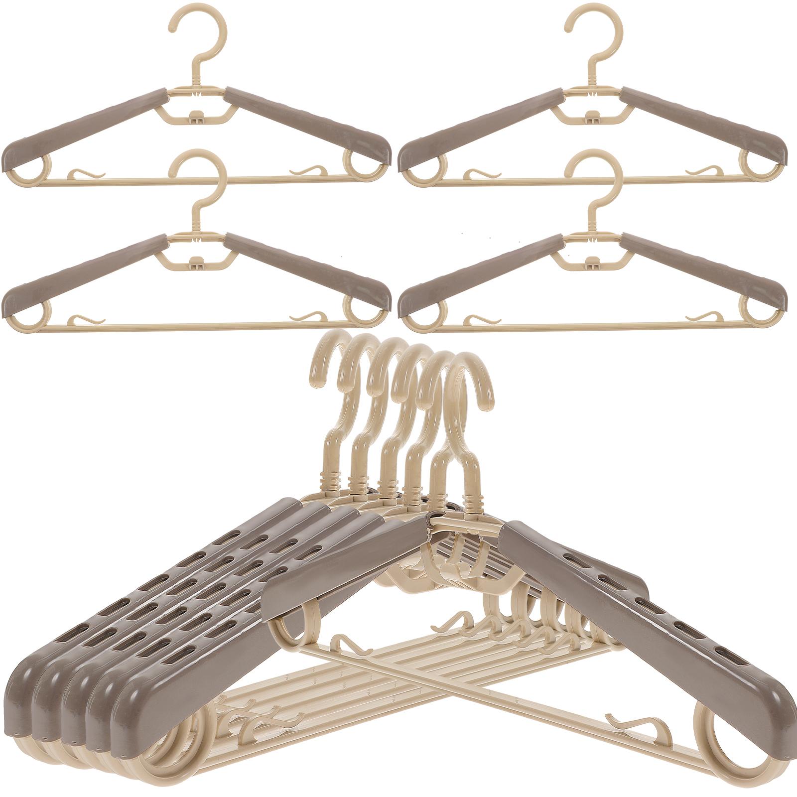 10 Pcs Black Adjustable Expandable Clothes Hangers Plastic Abs Coat Tie Rack Space Saving Wardrobe Storage Clothing ganizer кавовий
10 Pcs Black Adjustable Expandable Clothes Hangers Plastic Abs Coat Tie Rack Space Saving Wardrobe Storage Clothing ganizer кавовий