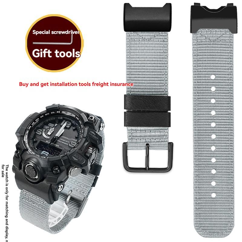 Для Casio G-SHOCK Big Mud King Покоління 5463 GWG-1000GB Модифікований Чоловічий Спортивний Зовнішній Ремінець для Годинника з Нейлонового Полотна GWG-1000GB
Для Casio G-SHOCK Big Mud King Покоління 5463 GWG-1000GB Модифікований Чоловічий Спортивний Зовнішній Ремінець для Годинника з Нейлонового Полотна GWG-1000GB