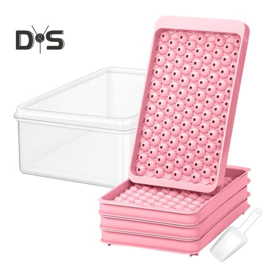 Мини-лоток для кубиков льда с лопаткой и ящиком для хранения, легкосъемная форма для льда, 104 кубика, устройство для приготовления шариков льда для заморозки, охлаждения напитков, кофе, сока C розовый
Мини-лоток для кубиков льда с лопаткой и ящиком для хранения, легкосъемная форма для льда, 104 кубика, устройство для приготовления шариков льда для заморозки, охлаждения напитков, кофе, сока C розовый