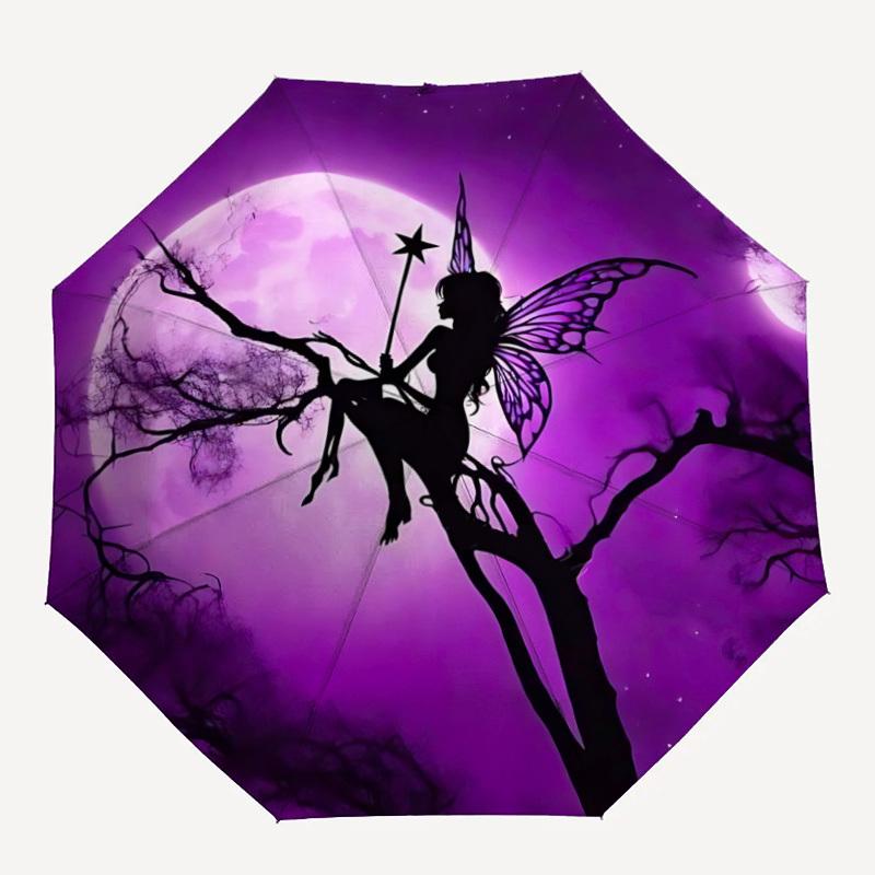 1pc Fairy Moon Automatic Folding Umbrella - Compact 8-Rib Design, Durable Plastic & Iron, Lightweight for Outdoor Daily Use235
1pc Fairy Moon Automatic Folding Umbrella - Compact 8-Rib Design, Durable Plastic & Iron, Lightweight for Outdoor Daily Use235