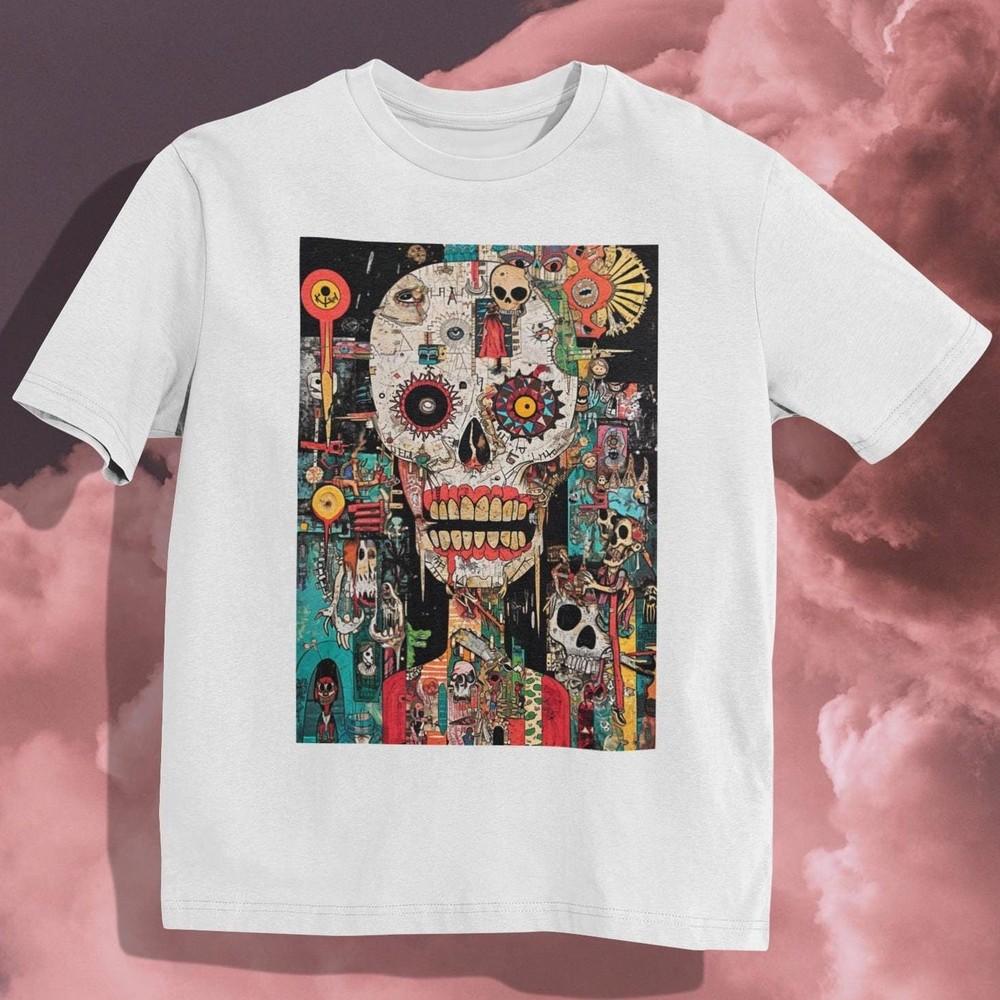 26 Intricate Mosaic Skull T-Shirt – Bold Urban Art Skull Design with Eclectic P Unisex T-Shirt XXXXL
26 Intricate Mosaic Skull T-Shirt – Bold Urban Art Skull Design with Eclectic P Unisex T-Shirt XXXXL