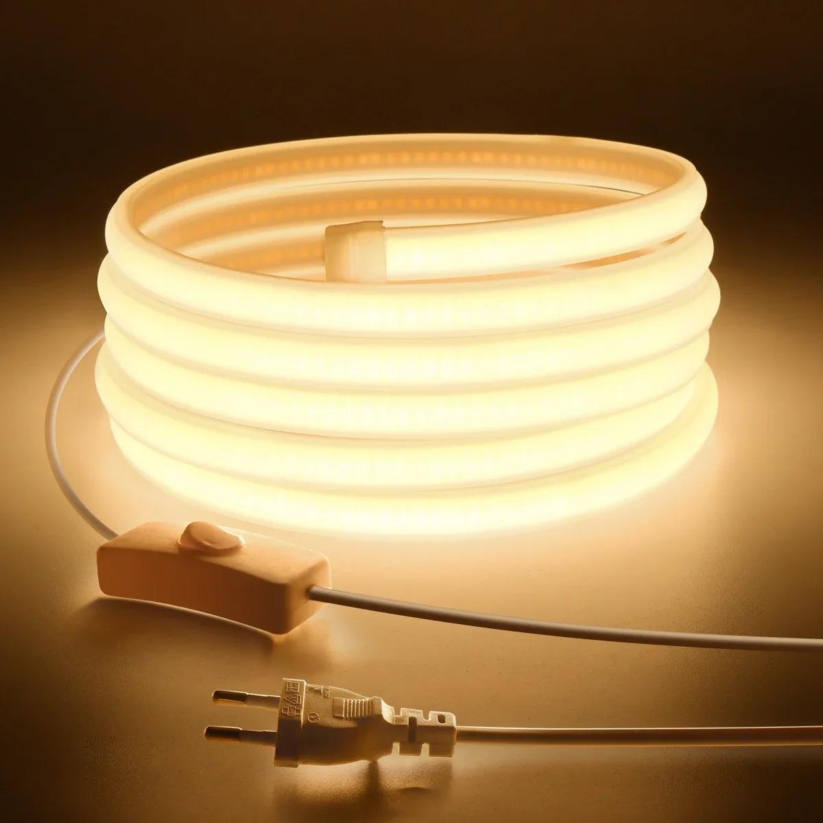 35M Neon Soft Tube Cob LED Strip Light Super Bright 320LEDs/m RA90 with Switch EU/US Plug Waterproof Outdoor Decor 110V 220V 220V EU Plug&1M белый
35M Neon Soft Tube Cob LED Strip Light Super Bright 320LEDs/m RA90 with Switch EU/US Plug Waterproof Outdoor Decor 110V 220V 220V EU Plug&1M белый