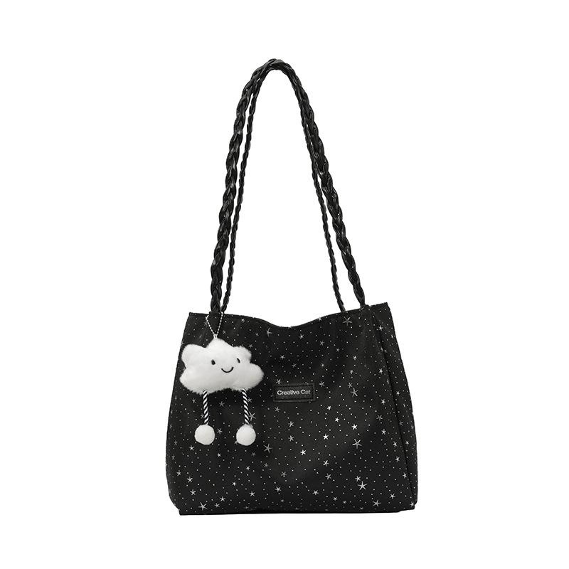 Trend sweet wind portable tote bag women s bag spring new large capacity shoulder bag versatile underarm bag чорний
Trend sweet wind portable tote bag women s bag spring new large capacity shoulder bag versatile underarm bag чорний