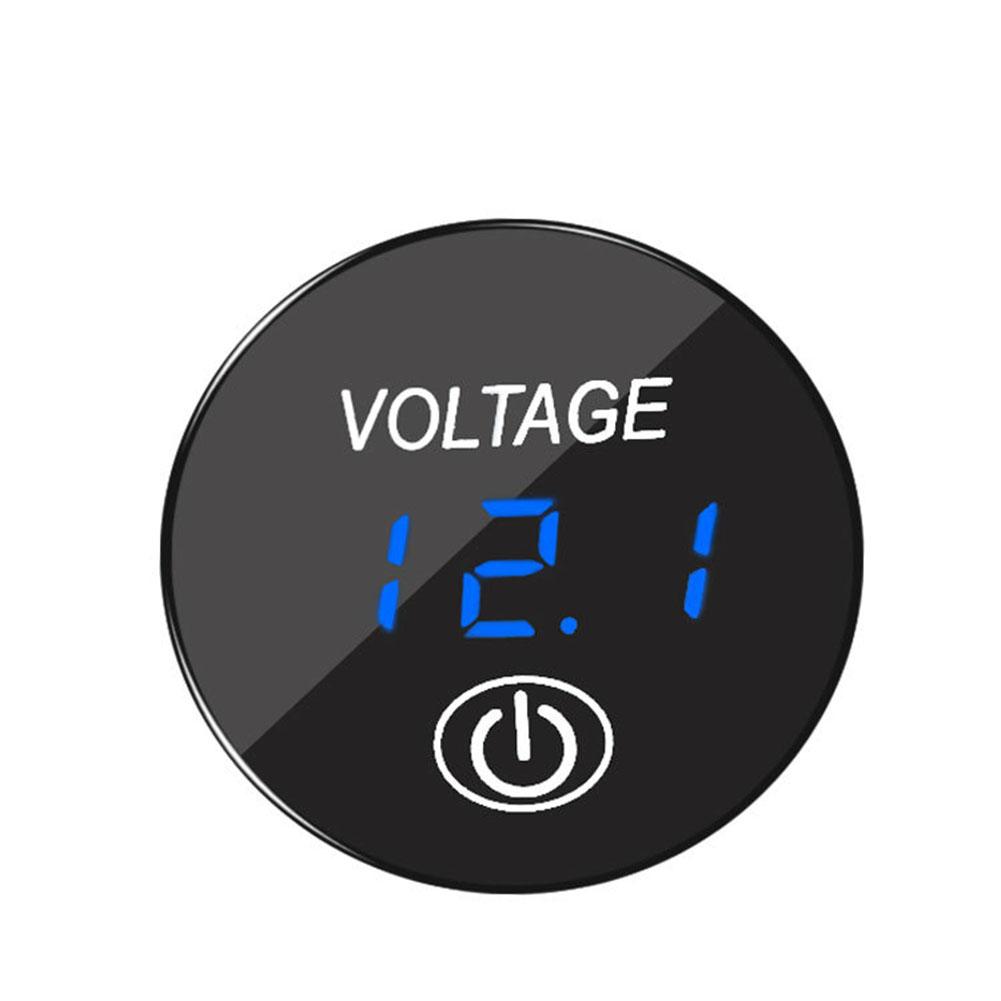 Voltmeter Portable Touch ON/OFF Switch Voltmeter Gauge for 12 24V DC Battery Monitoring LED Digital Tube Display синій
Voltmeter Portable Touch ON/OFF Switch Voltmeter Gauge for 12 24V DC Battery Monitoring LED Digital Tube Display синій