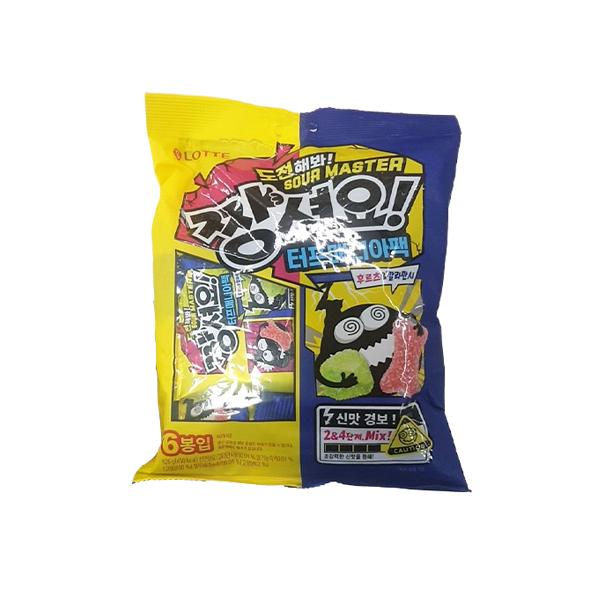 Lotte Jjang-syeo Tough Mania Pack Fruit & Calamansi 126g
Lotte Jjang-syeo Tough Mania Pack Fruit & Calamansi 126g