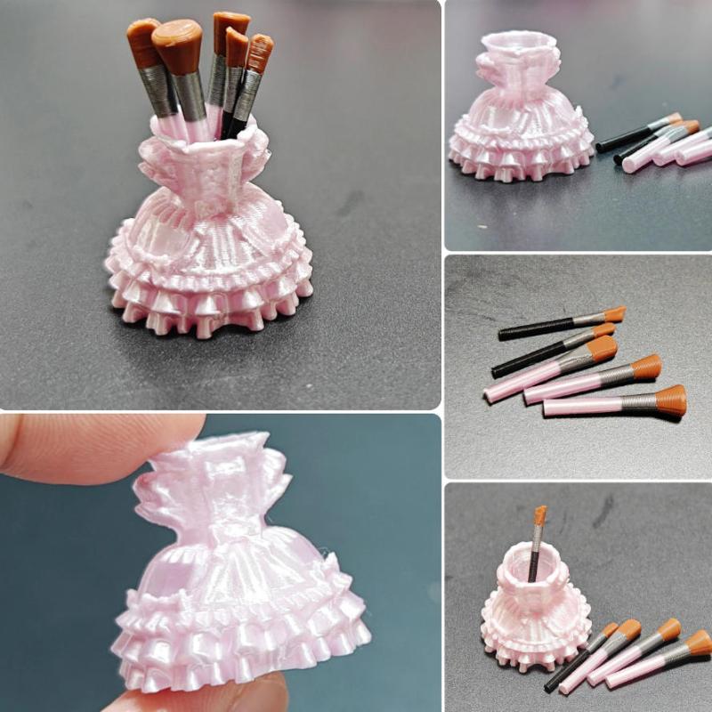 1 Set 1/12 Scale Dollhouse Miniature Simulation Dance Skirt Makeup Brush Model Scene Dressing Table Ornament For Doll Accessory One Size
1 Set 1/12 Scale Dollhouse Miniature Simulation Dance Skirt Makeup Brush Model Scene Dressing Table Ornament For Doll Accessory One Size