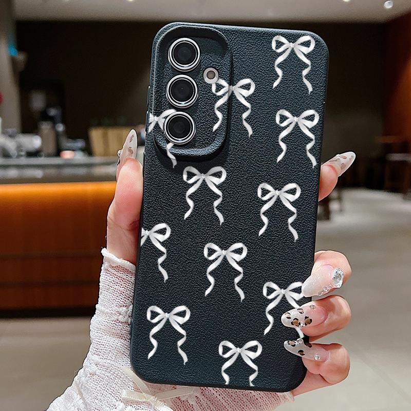 Тонкий матовый чехол с бантом для телефона Samsung S25 S24 FE S23 Ultra S22 A36 A56 A16 A55 A26 A35 из ТПУ кожи с текстурой, мягкий противоударный бампер Samsung A56 чёрный
Тонкий матовый чехол с бантом для телефона Samsung S25 S24 FE S23 Ultra S22 A36 A56 A16 A55 A26 A35 из ТПУ кожи с текстурой, мягкий противоударный бампер Samsung A56 чёрный
