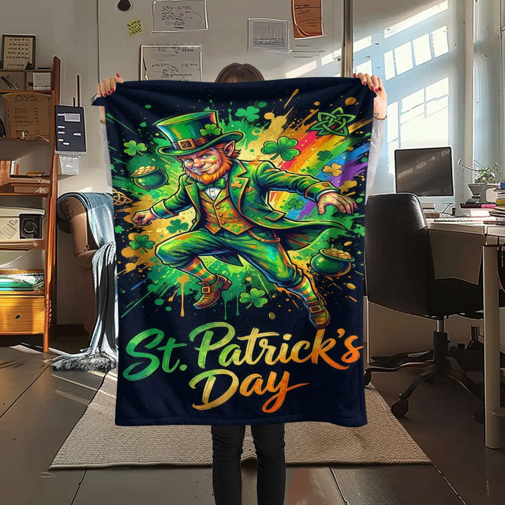 1Pc St.Paddy s style Print Flannel Blanket, High quality Comfortable for All Seasons, Home Decor, Warmth and Comfort, Perfect for Christmas Gifts 80cm x 120cm
1Pc St.Paddy s style Print Flannel Blanket, High quality Comfortable for All Seasons, Home Decor, Warmth and Comfort, Perfect for Christmas Gifts 80cm x 120cm