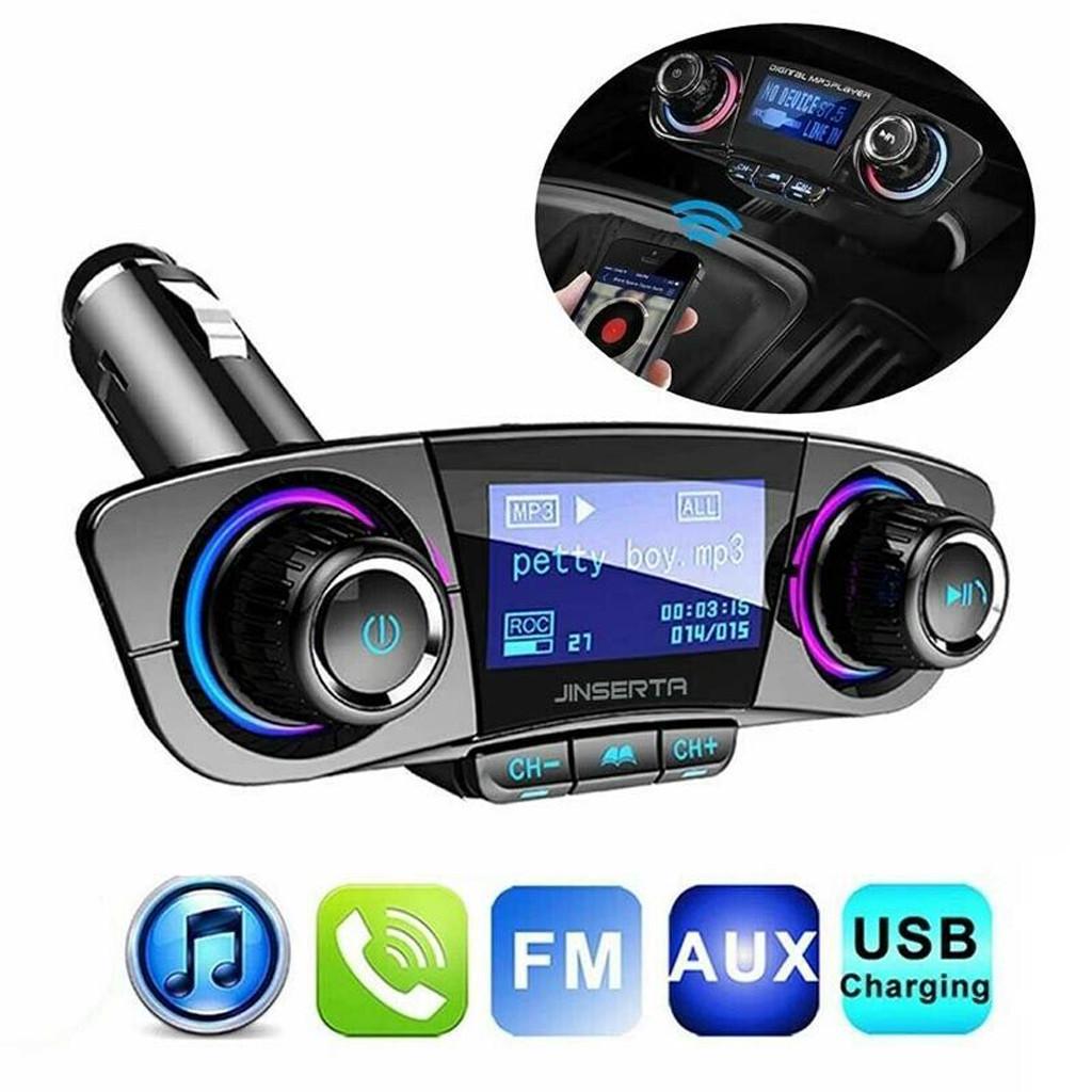 Автомобильный FM-передатчик BT, MP3-плеер, комплект радиоадаптера Hands Free, USB-зарядное устройство чёрный
Автомобильный FM-передатчик BT, MP3-плеер, комплект радиоадаптера Hands Free, USB-зарядное устройство чёрный