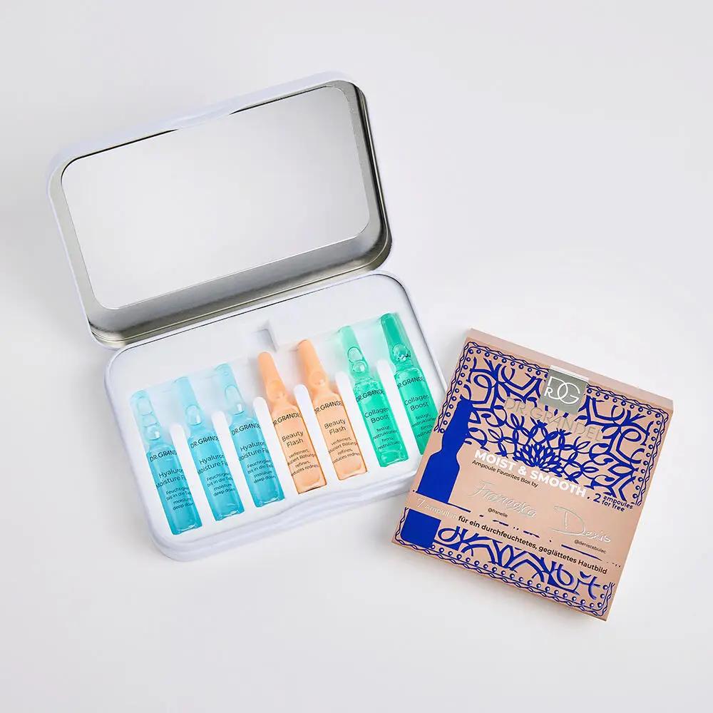 Набір ампул Ampoule Favorites Box By Moist Smooth (3 Hyaluron Moisture Flash, 2 Beauty Flash, 2 Collagen Boost) Dr. Grandel 3 мл х 7 шт
Набір ампул Ampoule Favorites Box By Moist Smooth (3 Hyaluron Moisture Flash, 2 Beauty Flash, 2 Collagen Boost) Dr. Grandel 3 мл х 7 шт