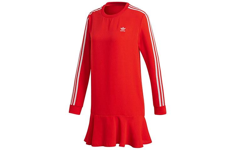 Adidas Originals Long Sleeved Dresses Women s Red Crew Neck Thin Mid Length DW3880 38
Adidas Originals Long Sleeved Dresses Women s Red Crew Neck Thin Mid Length DW3880 38