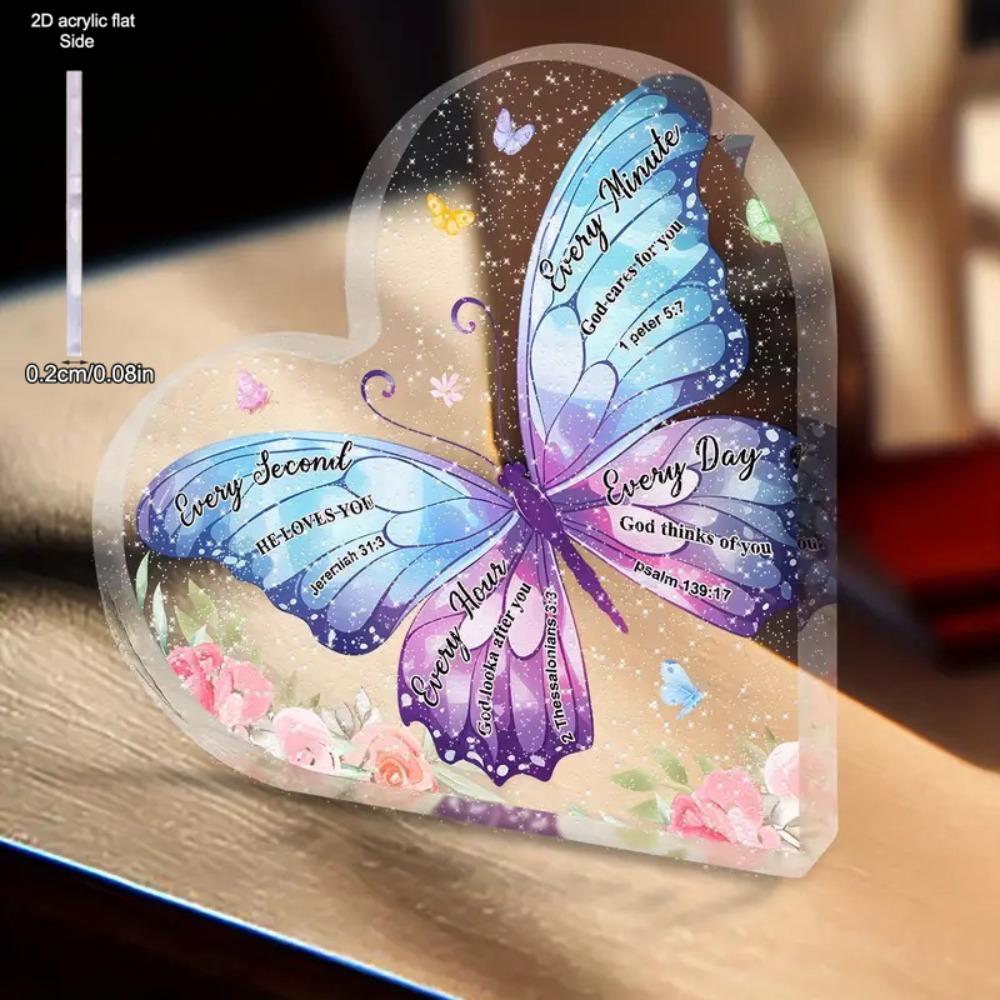 2D Flat Acrylic Love Butterfly Decoration, Indoor and Outdoor Decoration - No Battery/electricity Required, Free Day Decoration, Shop Decoration, 10*10CM
2D Flat Acrylic Love Butterfly Decoration, Indoor and Outdoor Decoration - No Battery/electricity Required, Free Day Decoration, Shop Decoration, 10*10CM
