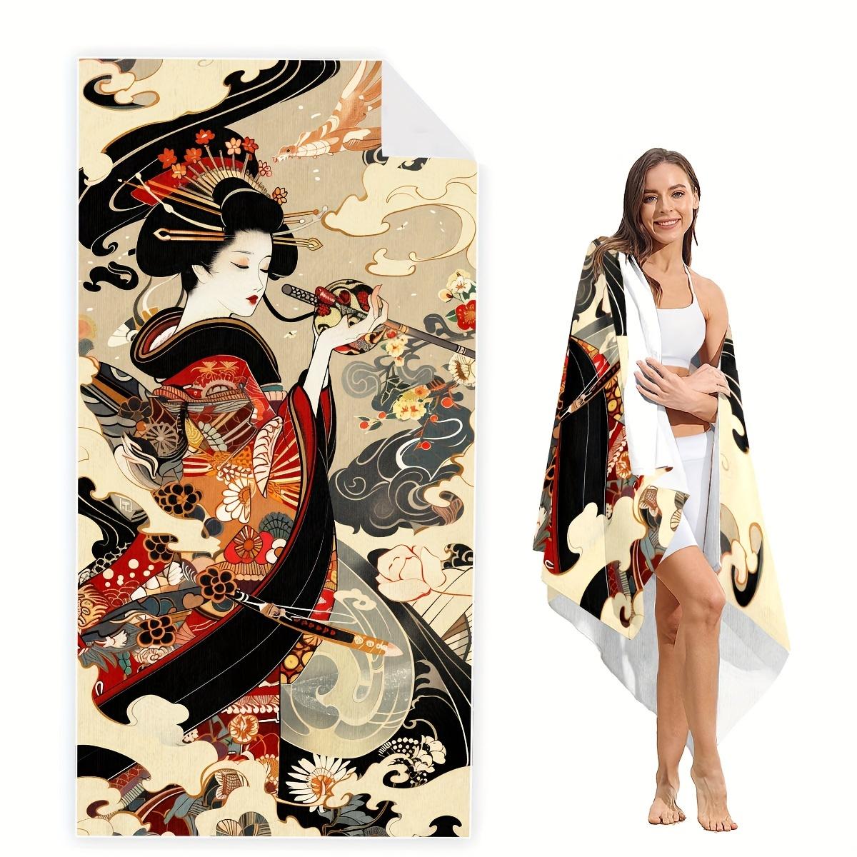 Ukiyoe Beauty Beach Towel, Quick Lightweight Microfiber Swim Towel Absorbent for Outdoor Sport Travel W30*H60(CM)
Ukiyoe Beauty Beach Towel, Quick Lightweight Microfiber Swim Towel Absorbent for Outdoor Sport Travel W30*H60(CM)