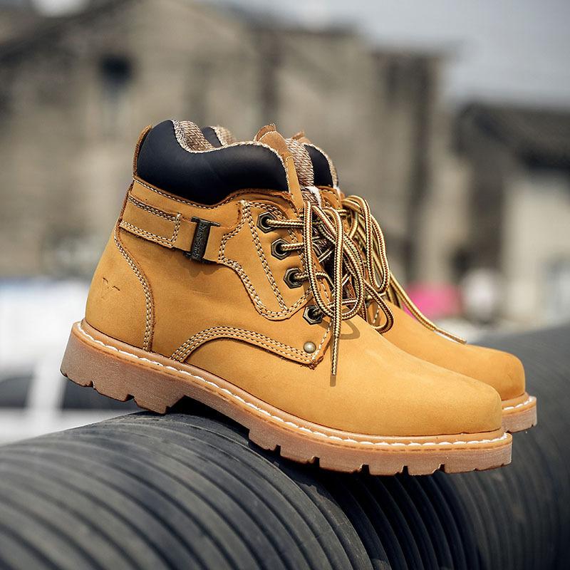 Cowhide Couple Mountaineering Boots Outdoor Short Boots Genuine Leather Martin Boots Men S Boots Retro Tooling Boots Women S Boots Locomotive Boots 43 жовтий
Cowhide Couple Mountaineering Boots Outdoor Short Boots Genuine Leather Martin Boots Men S Boots Retro Tooling Boots Women S Boots Locomotive Boots 43 жовтий