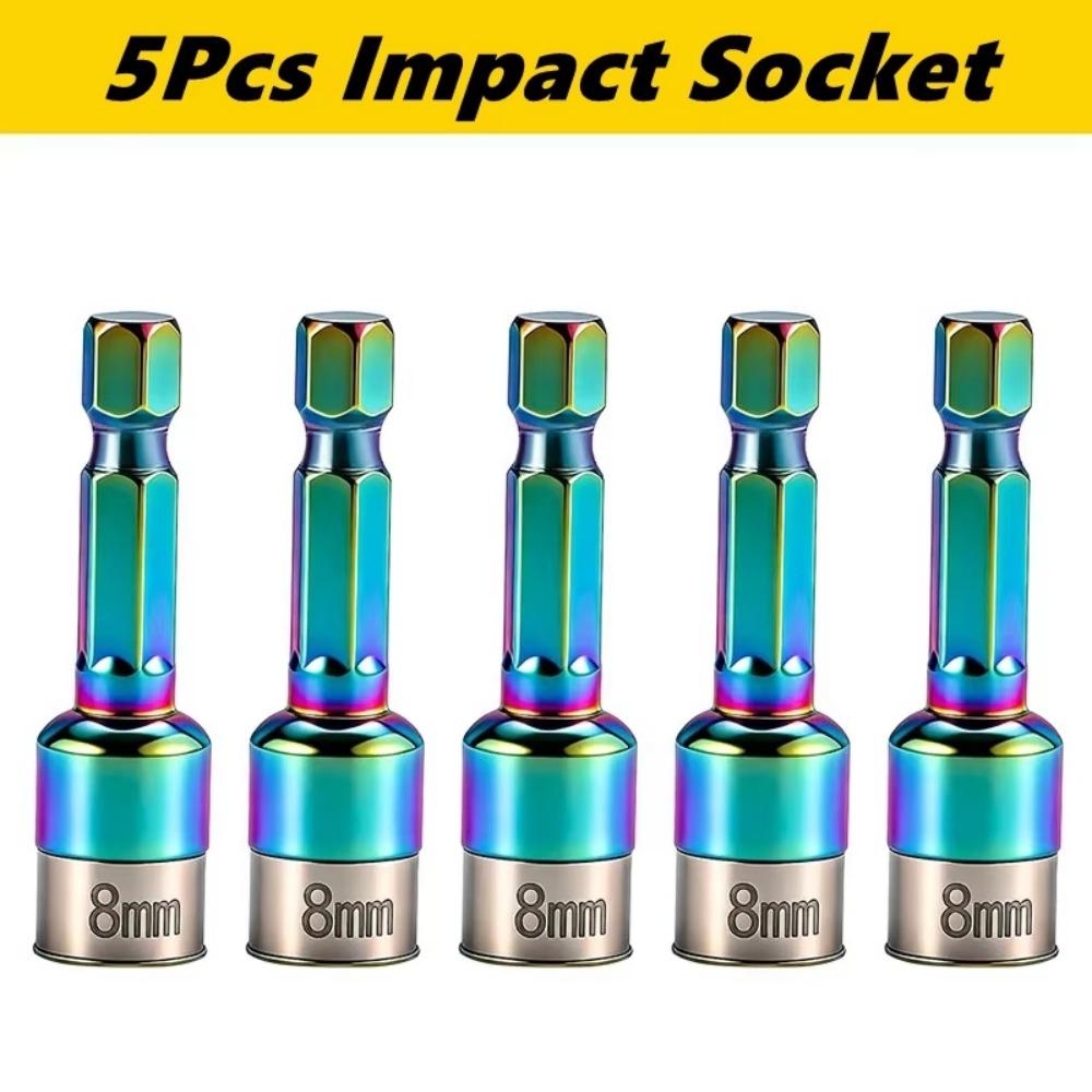 5pcs Non-magnetic Pneumatic Screwdriver Sleeve 8mm High Hardness Hex Shank Clamp-type Wear Resistant Colorful Sockets різнокольоровий
5pcs Non-magnetic Pneumatic Screwdriver Sleeve 8mm High Hardness Hex Shank Clamp-type Wear Resistant Colorful Sockets різнокольоровий