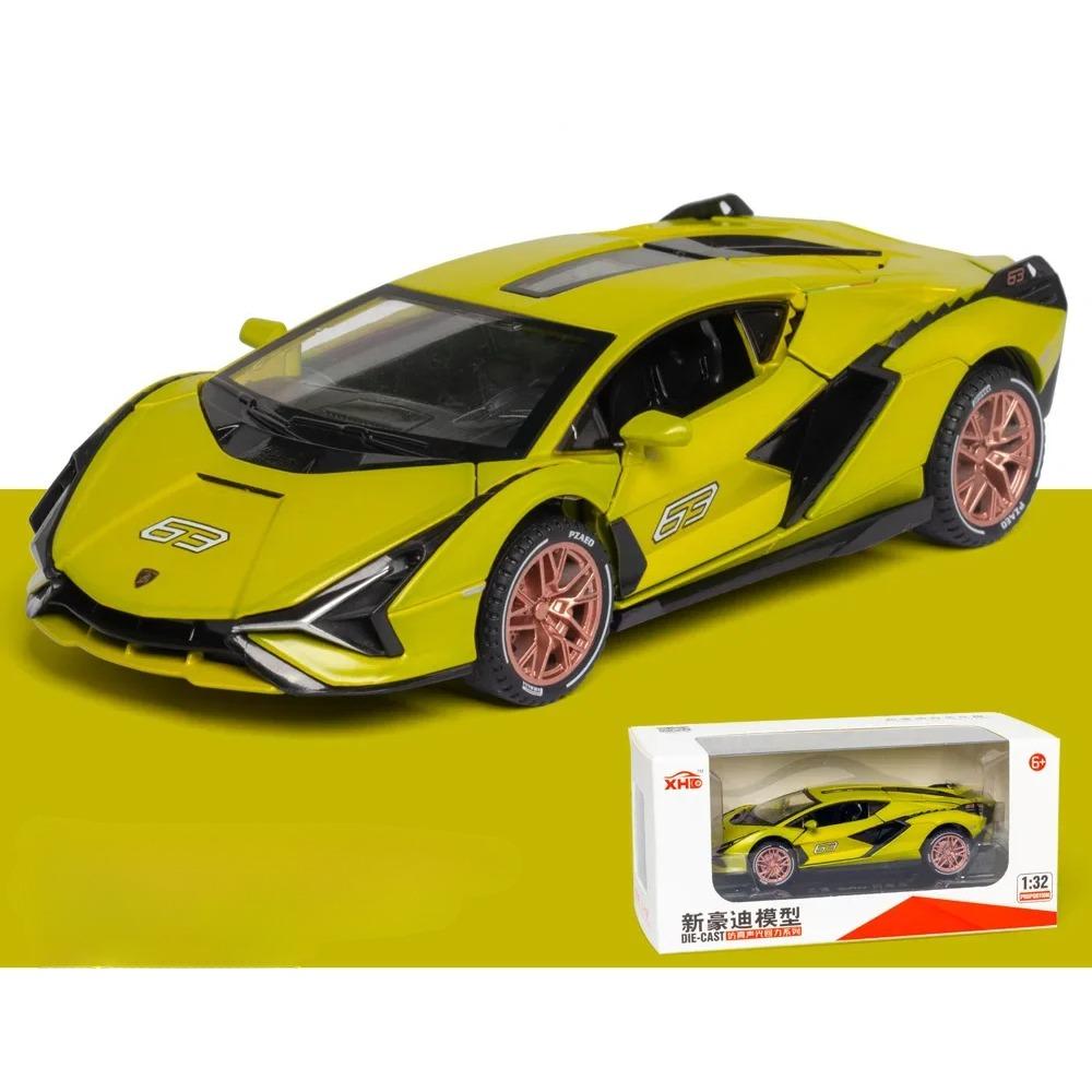 1/32 Lamborghini Sian Sports Car Simulation Diecast Metal Alfalyvía Model Car Sound Light Pull Back Collection Kids Toy Gifts A243 зелёный
1/32 Lamborghini Sian Sports Car Simulation Diecast Metal Alfalyvía Model Car Sound Light Pull Back Collection Kids Toy Gifts A243 зелёный