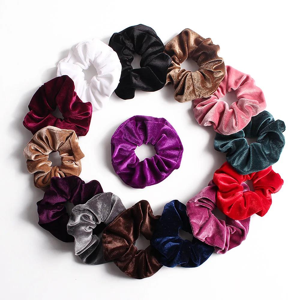 Winter Vintage Woman Large Velvet Scrunchies Elastics Hair Band Solid Color Hair Ties Ladies Ponytail Holder Hair Accessories
Winter Vintage Woman Large Velvet Scrunchies Elastics Hair Band Solid Color Hair Ties Ladies Ponytail Holder Hair Accessories