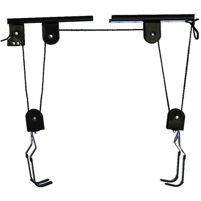 Support de levage de vélo - A347 - Noir - Pour 1 vélo - Installation facile - Économie d espace
Support de levage de vélo - A347 - Noir - Pour 1 vélo - Installation facile - Économie d espace
