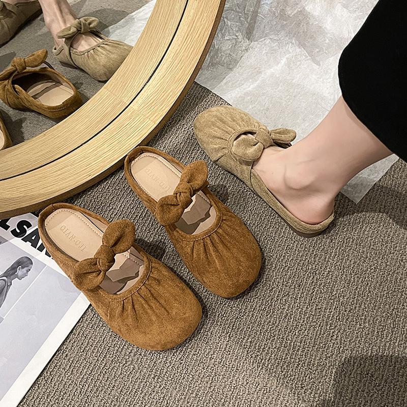Single shoes skirt French flat bottom new spring and summer Birkenstock outer wear gentle bag head half slippers women 2025 with half tray 35
Single shoes skirt French flat bottom new spring and summer Birkenstock outer wear gentle bag head half slippers women 2025 with half tray 35