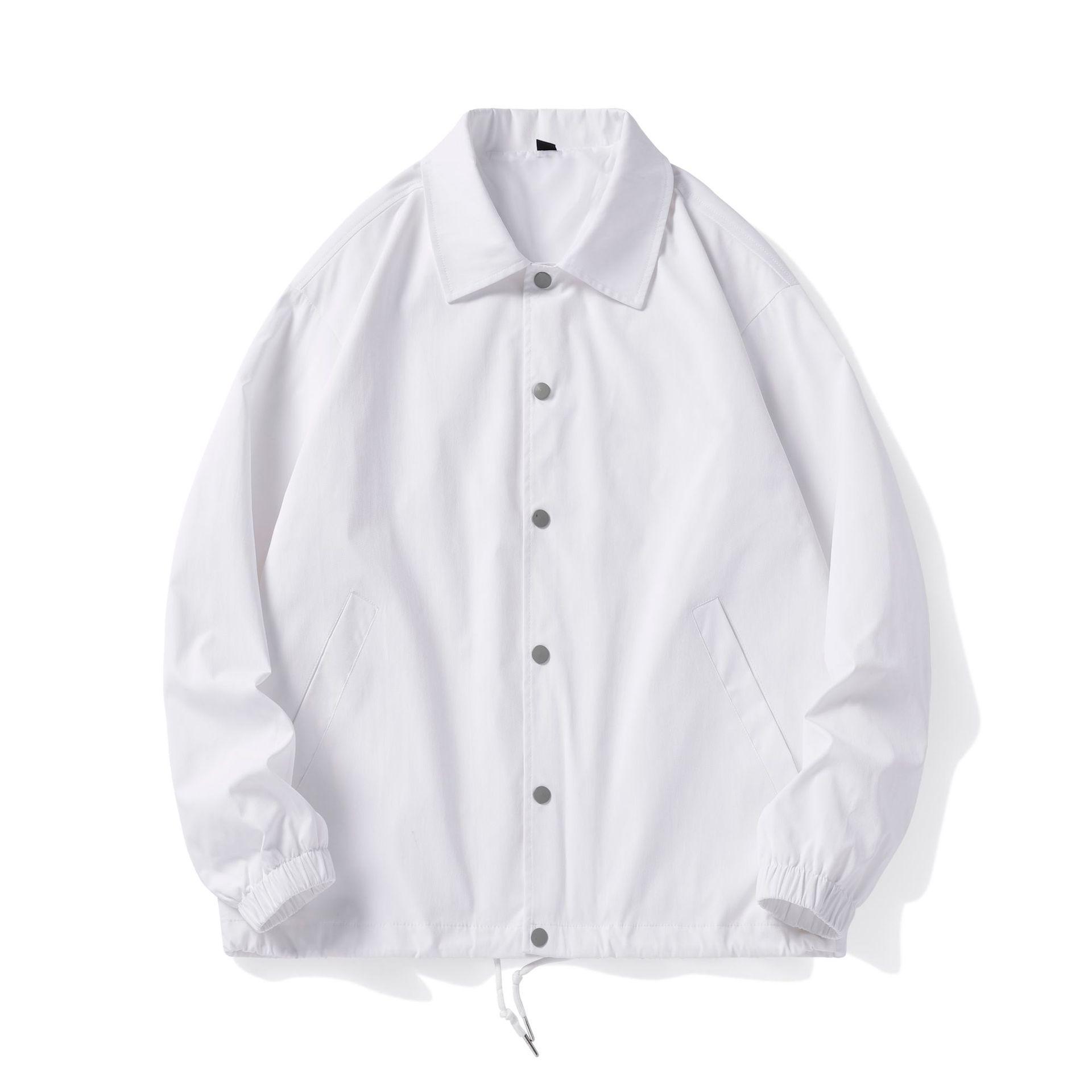 Чоловіча куртка тренера вільного крою з відкладним коміром - З можливістю нанесення логотипу та малюнка, Повсякденний одяг на весну/осінь 4XL (95-105 kg) білий
Чоловіча куртка тренера вільного крою з відкладним коміром - З можливістю нанесення логотипу та малюнка, Повсякденний одяг на весну/осінь 4XL (95-105 kg) білий