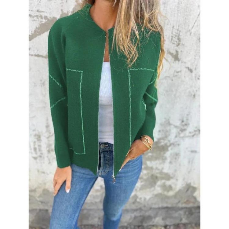 Women Fashion Outerwear Casual Jacket Zip Up Autumn Winter Solid Color Pocket Cardigan 5XL зелений
Women Fashion Outerwear Casual Jacket Zip Up Autumn Winter Solid Color Pocket Cardigan 5XL зелений