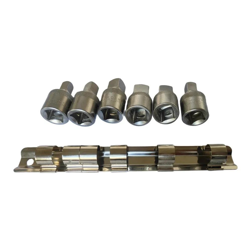Professional 6 piece oil sump drainplug key set for transmission maintenance with stand steel sizes 8 10 12 14mm 3/8 1/2 inch China Mainland
Professional 6 piece oil sump drainplug key set for transmission maintenance with stand steel sizes 8 10 12 14mm 3/8 1/2 inch China Mainland