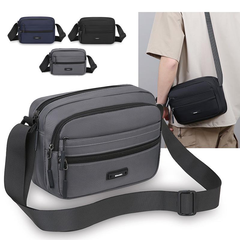 Multi-Layer Men s Shoulder Bag Oxford Lightweight Durable Crossbody Bag Business Travel Small Square Bag чорний
Multi-Layer Men s Shoulder Bag Oxford Lightweight Durable Crossbody Bag Business Travel Small Square Bag чорний