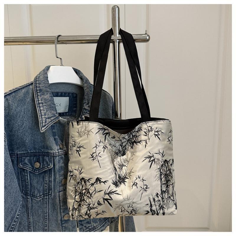 Модная сумка-тоут для старшеклассника, сумка для покупок, большая вместительная сумка, женская бамбуковая сумка на плечо белый
Модная сумка-тоут для старшеклассника, сумка для покупок, большая вместительная сумка, женская бамбуковая сумка на плечо белый