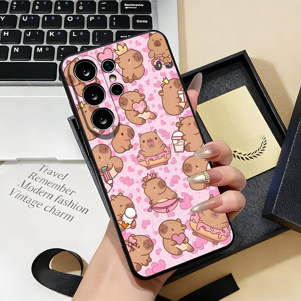 C-Capybara Phone Case For Samsung S26 S25 S24 FE S23 S22 S21 Plus S20 Ultra Note20Ultra Black Soft Shell Galaxy S25 Edge
C-Capybara Phone Case For Samsung S26 S25 S24 FE S23 S22 S21 Plus S20 Ultra Note20Ultra Black Soft Shell Galaxy S25 Edge